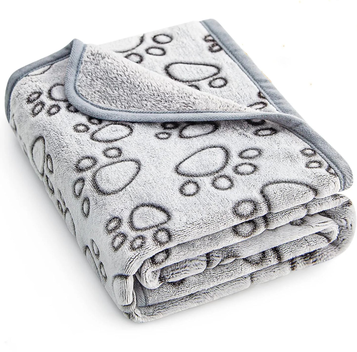 Stocked Soft Coral Fleece Dog & Cat Blankets Breathable Washable All Seasons Bed & Couch Protection Cover
