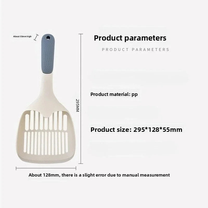 Cat Litter Scoop Plastic Durable Pet Poo Shovel Practical Kitten Poop Scooper Cat Litter Cleaning Products For Cats Accessories