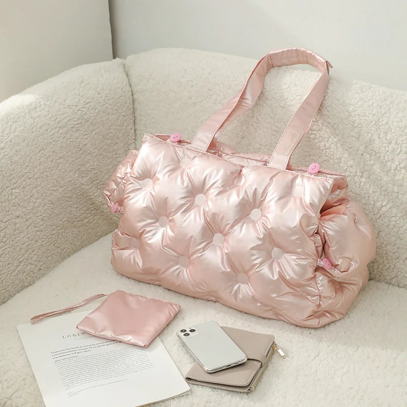 Winter Pet Carrier Bag Warm Pet Handbag For Small Dog Cat Portable Pet Travel Bag For Puppy One Shoulder Dog Outdoor Carry Bag