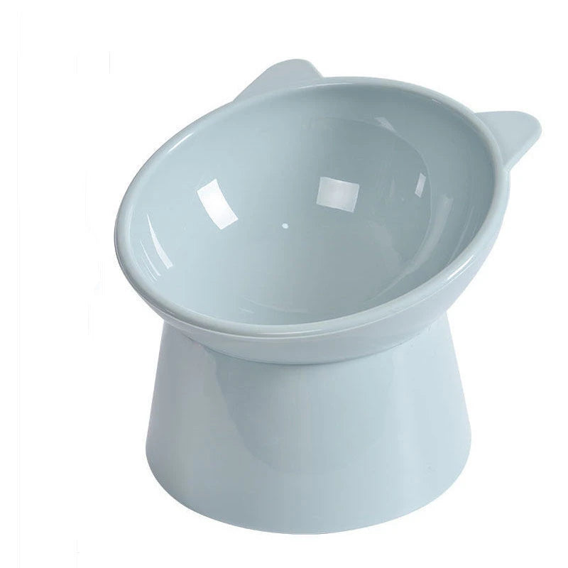 N Hot Cat Bowl High Foot Dog Bowl 45°Neck Protector Cat Pet Food Water Bowl Pet Feeding Cup Pet Feeder Bow