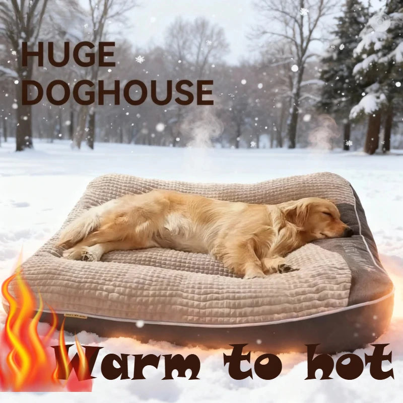 Winter Dogs Cats Bed Mat Large Dog Mat Warm Pet Nest Kennel For Small Medium Large Puppy Kitten Plus Size Sleeping Mattress