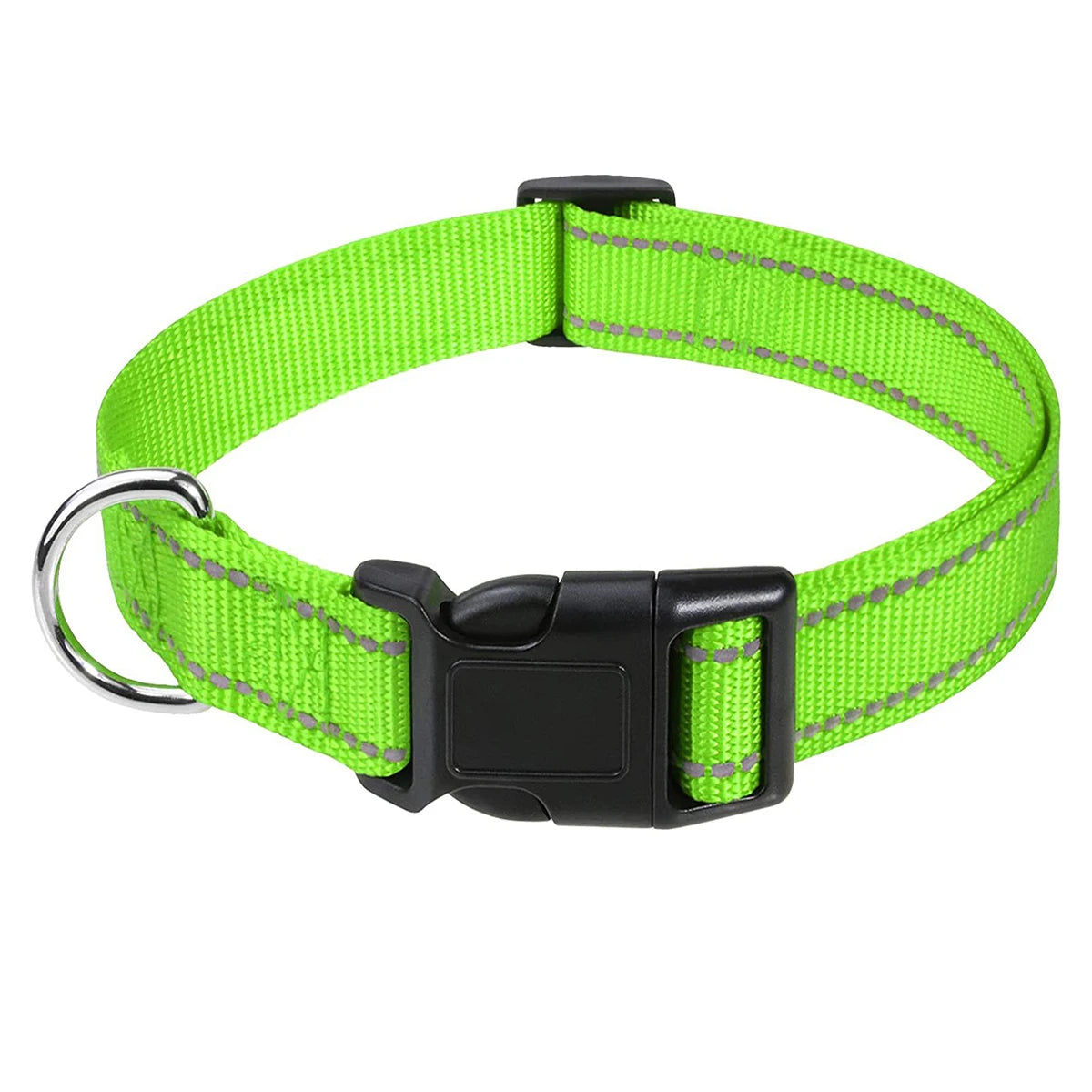 Pet collar, reflective dog collar, adjustable to prevent strangulation, shockproof, suitable for small and medium-sized dogs