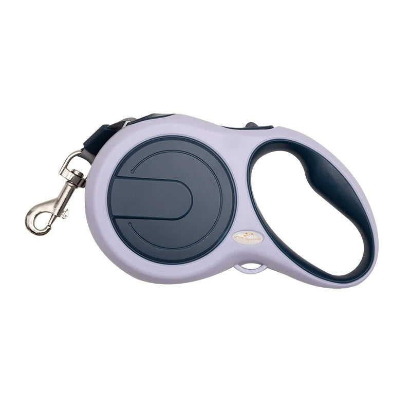 5M Retractable Dog Leash No Tangle One Button Brake Lock Heavy Duty Pet Walking Leash for Small Medium Large Dogs