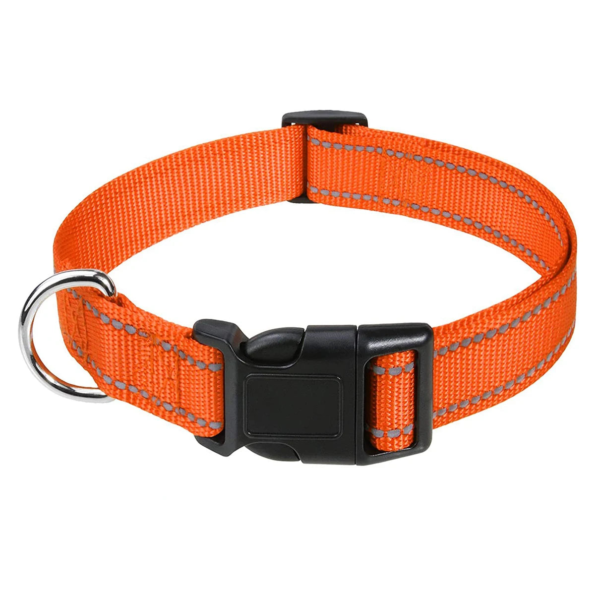Pet collar, reflective dog collar, adjustable to prevent strangulation, shockproof, suitable for small and medium-sized dogs