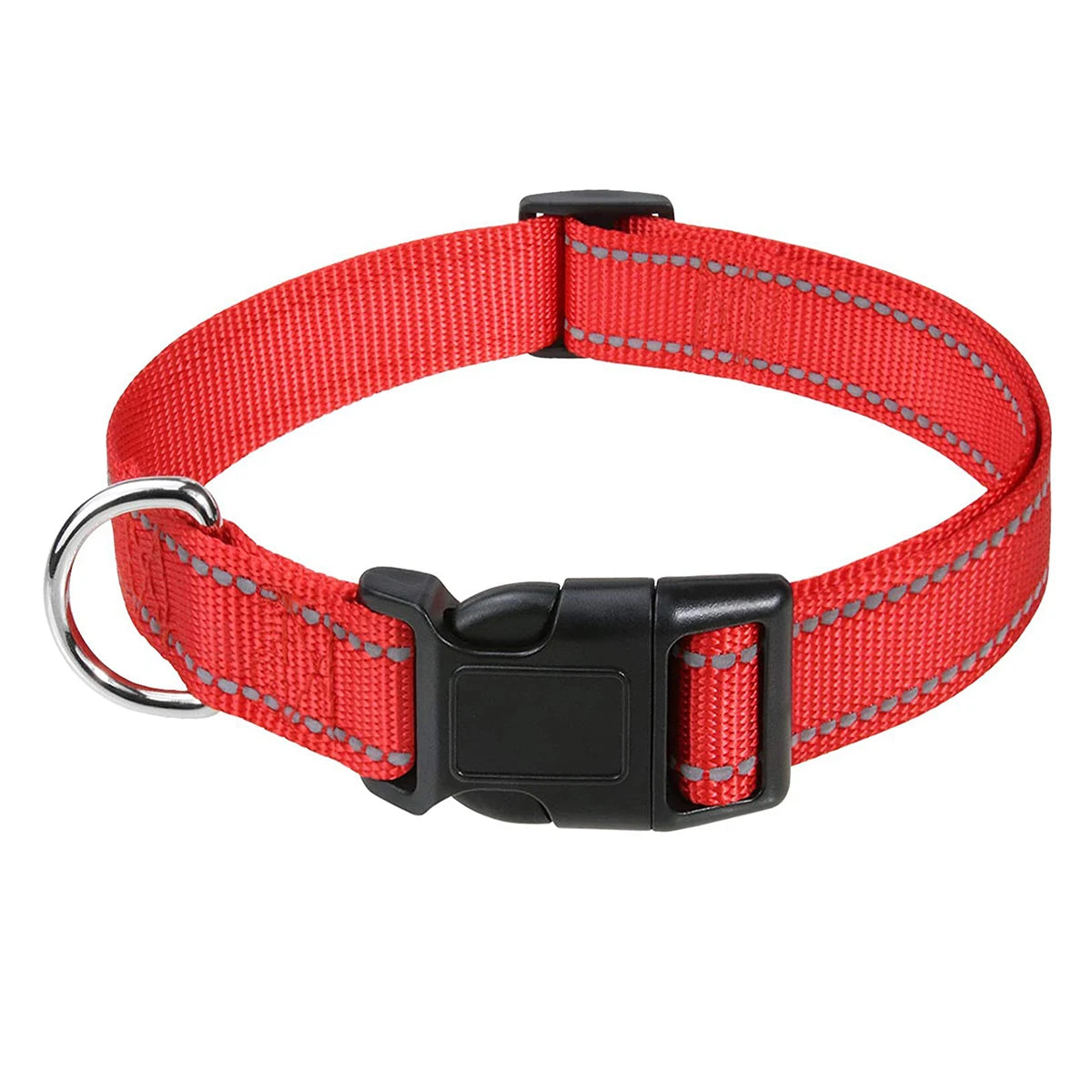 Pet collar, reflective dog collar, adjustable to prevent strangulation, shockproof, suitable for small and medium-sized dogs