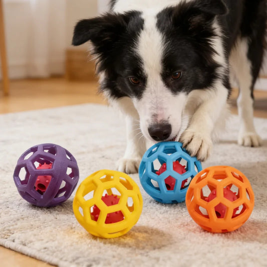 Tpr Hollow Out Training Ball Dog Play Toy Indestructible Pet Supplies Safe Dog Tough Toys Resistant Dogs Tooth Chew Puppy Toy