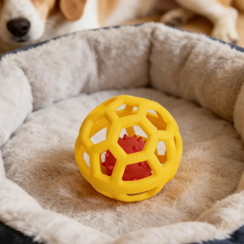 Tpr Hollow Out Training Ball Dog Play Toy Indestructible Pet Supplies Safe Dog Tough Toys Resistant Dogs Tooth Chew Puppy Toy