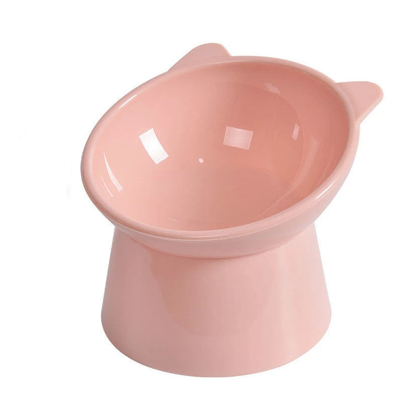 N Hot Cat Bowl High Foot Dog Bowl 45°Neck Protector Cat Pet Food Water Bowl Pet Feeding Cup Pet Feeder Bow