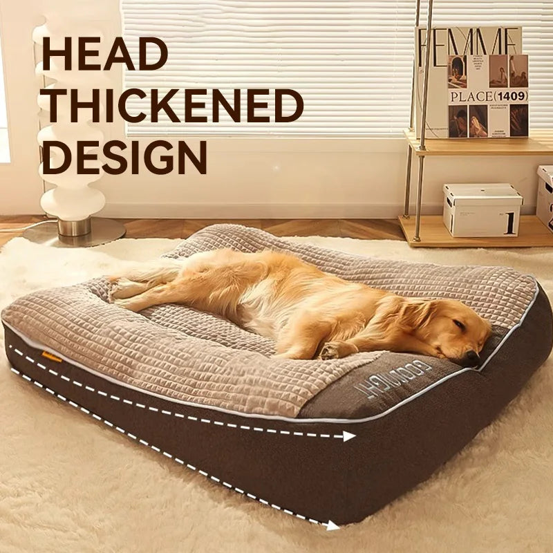 Winter Dogs Cats Bed Mat Large Dog Mat Warm Pet Nest Kennel For Small Medium Large Puppy Kitten Plus Size Sleeping Mattress