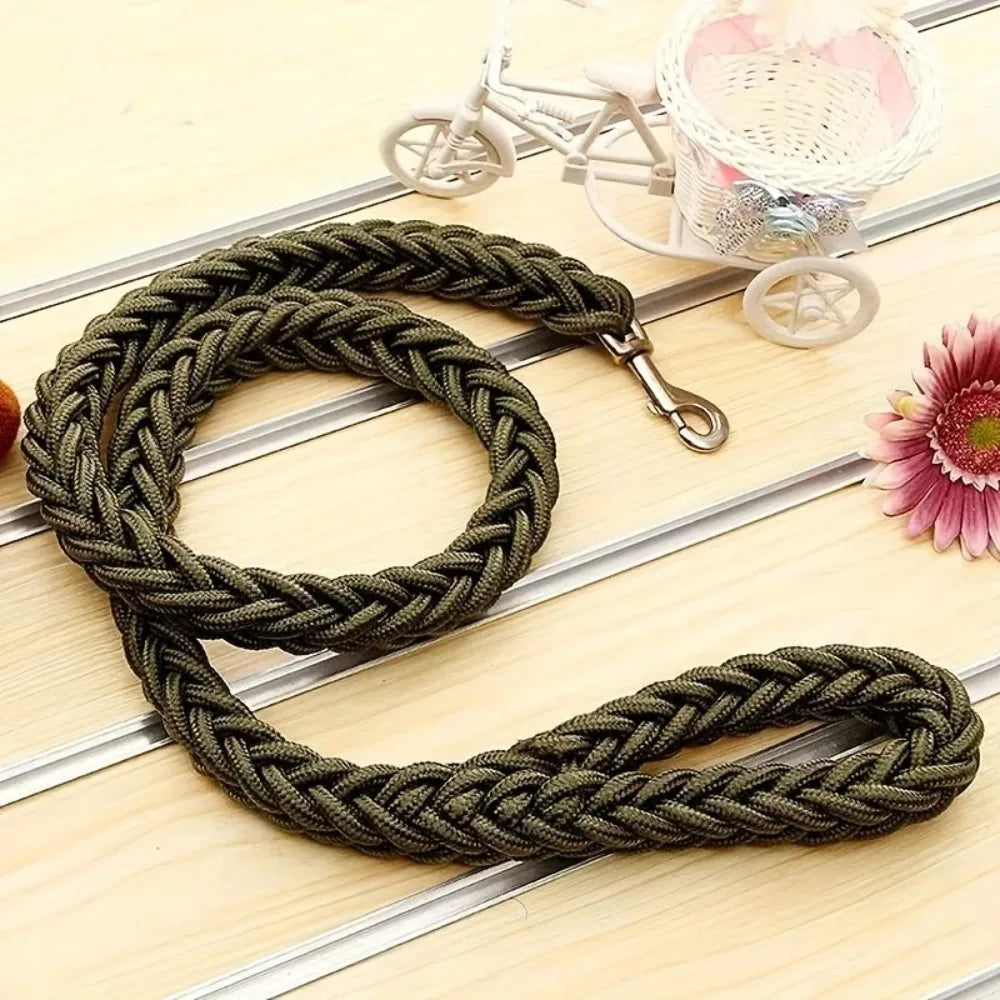 Dog leash for effective training and comfortable walking, strong and durable braid,  dog training leash